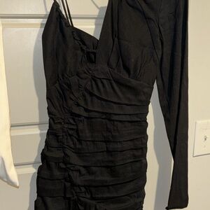 Zara black mini dress